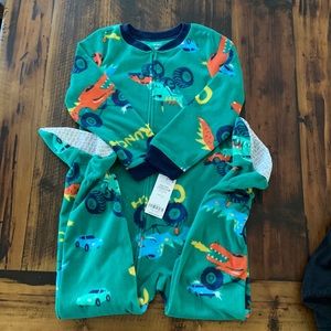 Brand New Jammies! Kids warm sleeper with feet size 5A